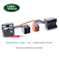 Land Rover İso T Kablo Orjinal Dönüştürme Soketi