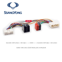 Ssangyong  İso T Kablo Orjinal Dönüştürme Soketi