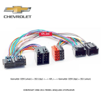 Chevrolet  İso T Kablo Orjinal Dönüştürme Soketi