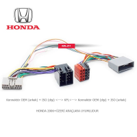 Honda  İso T Kablo Orjinal Dönüştürme Soketi