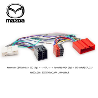 Mazda 2001 Üzeri İso T Kablo  Dönüştürme Soketi
