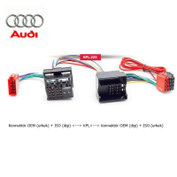 Audi Uyumlu İso T Kablo Orjinal Dönüştürme Soketi
