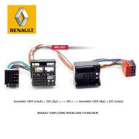 Renault  İso T Kablo Orjinal Dönüştürme Soketi
